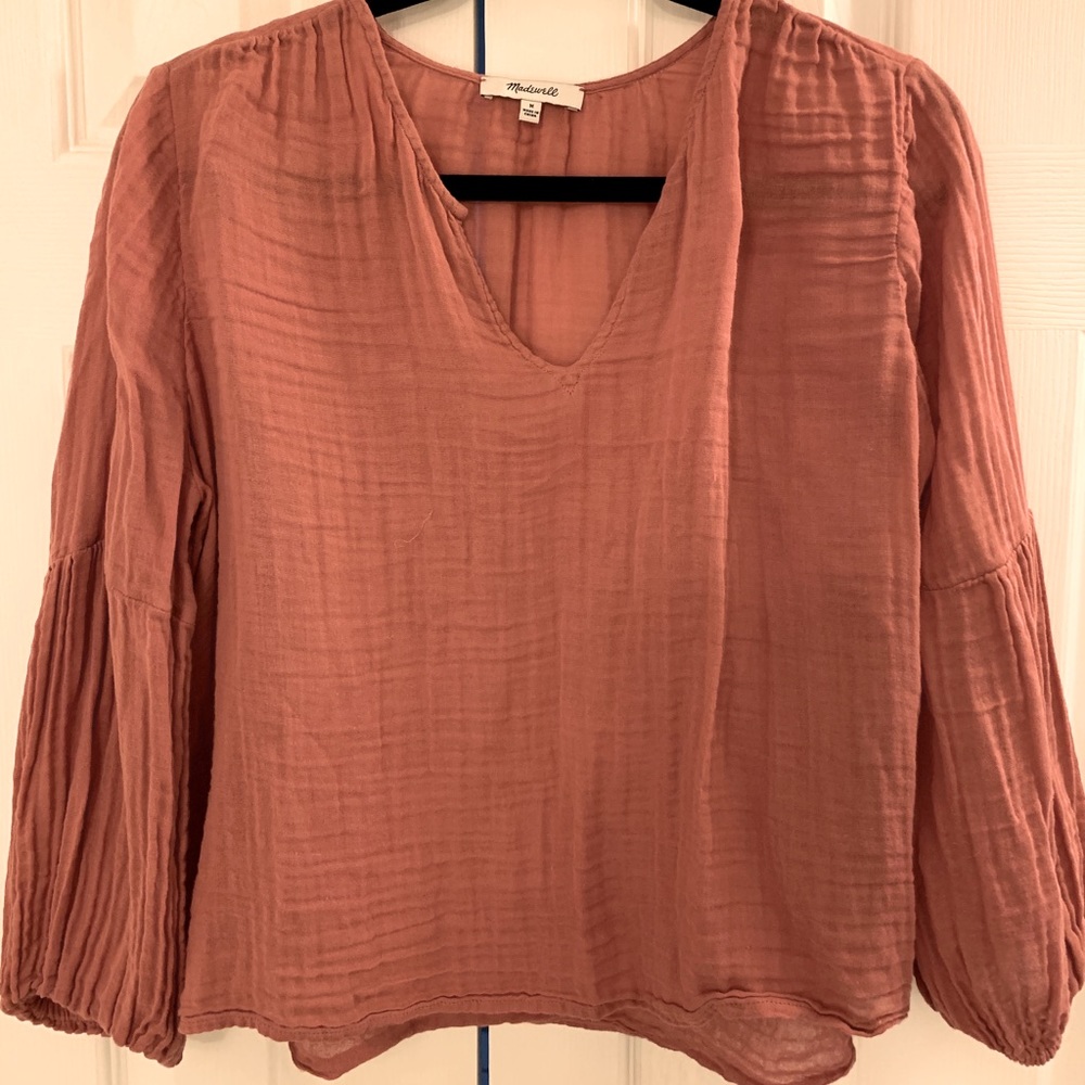 Madewell Blouse dusty rose